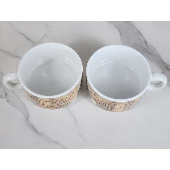 Chicken Bowl Soup Mug Cup For The Soul Giftco Kitchen Dinnerware x2 Vintage - Picture 10 of 13